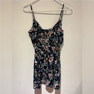 NWT Dynamite Navy Floral Mini Dress